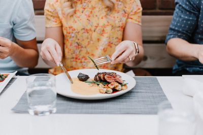 I like better than talking about food is eating